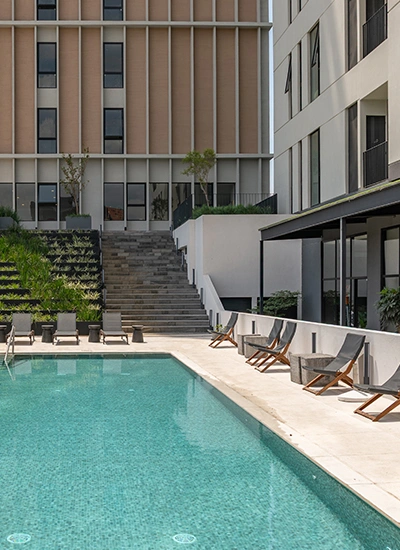 Alberca - Punto Sur Apartments